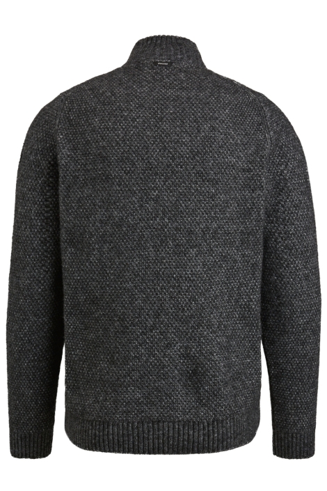 Vanguard half zip collar wool blend
